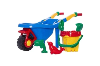 Taczka z kompletem Zamek 6el MIX - Hemar Family