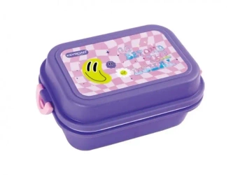 Lunch box plastikowy z przegródką Smile - Keyroad