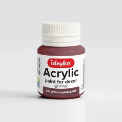 Farba akrylowa Mahoniowy brąz 20ml - Ideyka