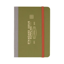 Dziennik kieszonkowy Standard Issue Army Green - Designworks Ink