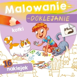 Malowanie-doklejanie. Kotki - Wydawnictwo Skrzat