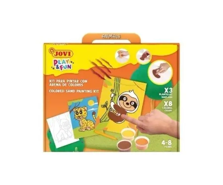 Play&Fun Malowanie piaskiem - Zwierzęta JOVI