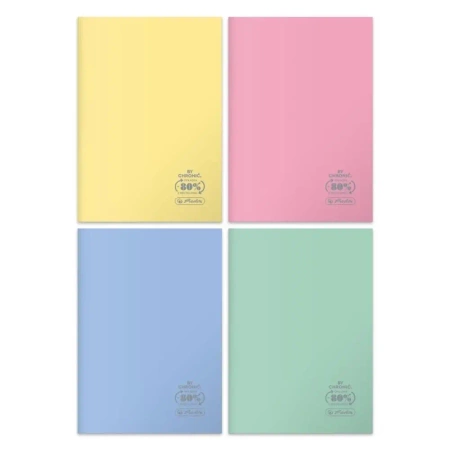 Zeszyt A5/60K linia Eco PP Pastel Colors (5szt) - HERLITZ