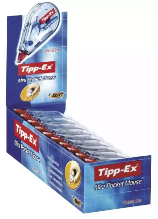 Korektor Tipp-Ex w taśmie 5mm*5m biały (10szt) BIC