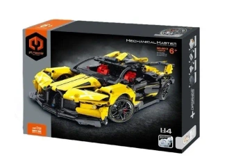 Klocki Model 1:14 Auto żółte 1103el - Immaster