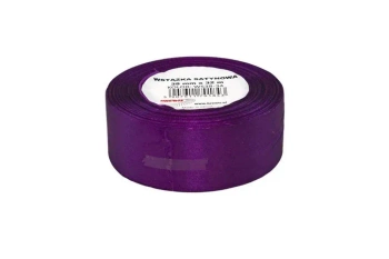 Wstążka satynowa fioletowy 38mmx32m - Brewis