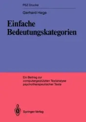 Einfache Bedeutungskategorien - Gerhard Hege