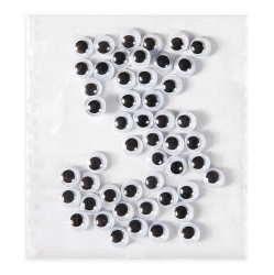 Ruchome oczka 6mm 50szt - Dalprint dpCraft