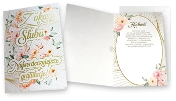 Karnet muzyczny Ślub - Kukartka