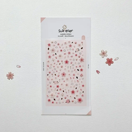 Naklejki Deco Kwiaty różowe - SuAtelier