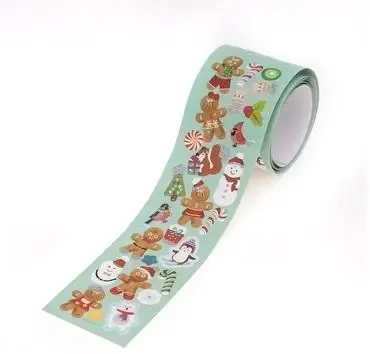 Naklejki na rolce pierniczki 190szt - Dalprint dpCraft