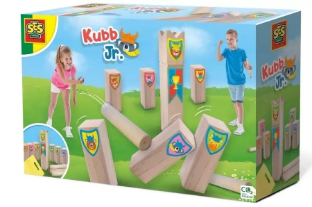 Gra zręcznościowa drewniana Kubb Junior - SES