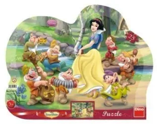 Puzzle 25 ramkowe Królewna Śnieżka - Dino Toys
