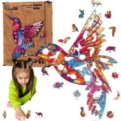 Puzzle drewniane eko 120 Delikatny koliber A3 - PuzzleOK