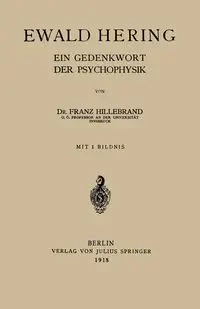 Ewald Hering - Hillebrand Franz