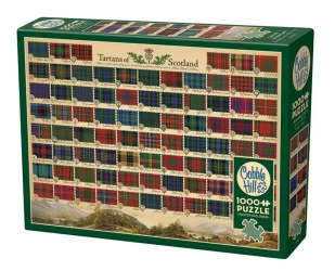 Puzzle 1000 Szkockie tartany 113600 - Cobble Hill