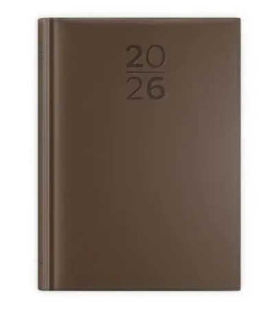 Kalendarz 2026 A5 dzienny print brązowy - Edycja Świętego Pawła