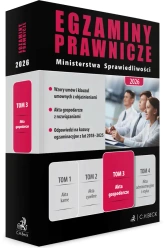 Egzaminy Prawnicze Ministerstwa Sprawiedliwości 2026. Tom 3. Akta gospodarcze - praca zbiorowa