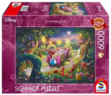 Puzzle 6000 PQ T.Kinkade Alicja w Krainie czarów 112335 - Schmidt Puzzle