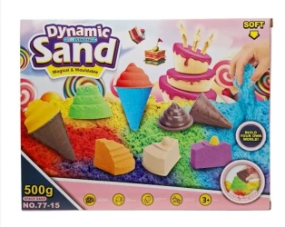 Piasek kinetyczny z foremkami 500g - SWEDE