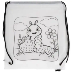 Worek szkolny do malowania Tinting gąsienica - Fandy