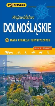 Mapa atrakcji tur. - Województwo Dolnośląskie - praca zbiorowa