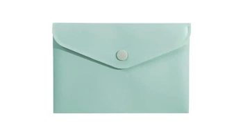 Teczka koperta A6 PP zieleń morandi - Biurfol