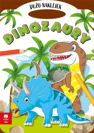 Teczka dinozaury z podwójnymi naklejkami - Opracowanie zbiorowe