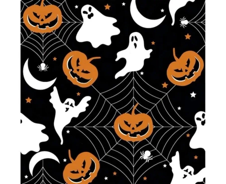 Serwetki Halloween Dynie i duszki 33x33cm 20szt - Godan