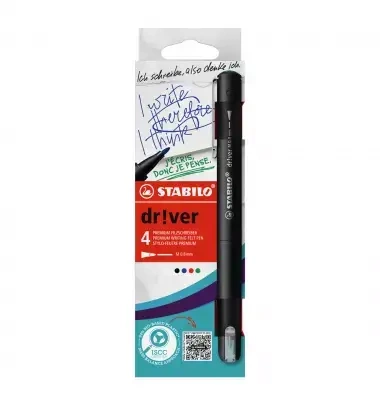 Cienkopis dr!ver M 4szt STABILO