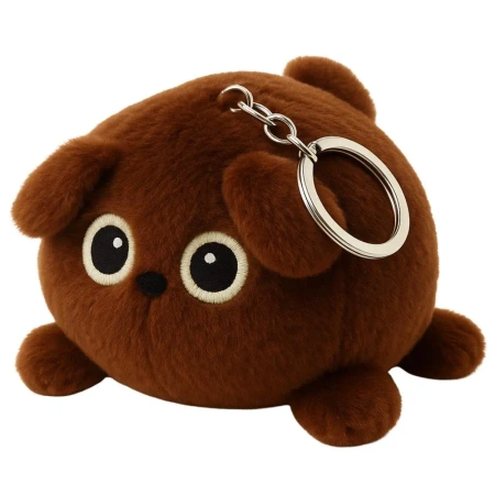 Brelok maskotka miś brązowy 9cm - Leantoys