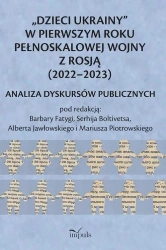eBook „Dzieci Ukrainy” w pierwszym roku pełnoskalowej wojny z Rosją (2022–2023) - Barbara Fatyga