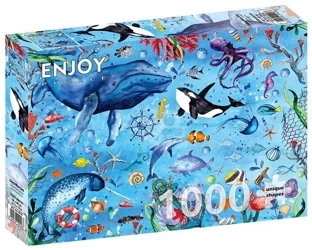 Puzzle 1000 Podwodny świat - Enjoy