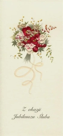 Karnet Rocznica DL J03 - Bukiet - MAK