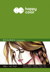 Blok do rysunku A4/15K HAPPY COLOR - GDD