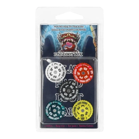 Trackers Counters Range 0-59 25mm Random Colours - Epic Loot Box