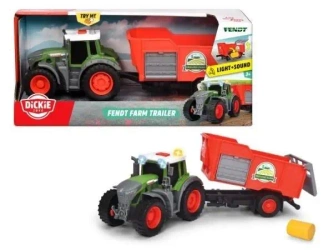 FARM Traktor z przyczepą 26cm - Dickie Toys