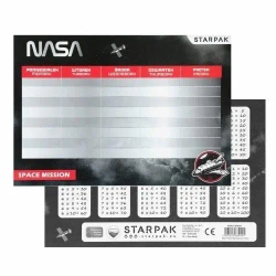 Plan lekcji z tabliczką mnożenia Nasa (25szt) - STARPAK