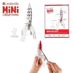 Zabawka z tektury Mini Rocket. Leolandia