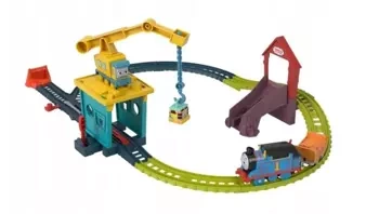 Tomek i Przyjaciele. Dźwig + zestaw torów - Mattel