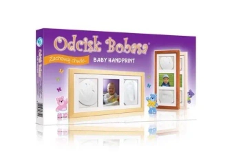 Zestaw Odcisk Bobasa - Ramka z Glinką potr. Biała - Opera tech