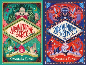 Atramentowe serce / krew + Kolor zemsty PAKIET 2 książki Funke - Cornelia Funke