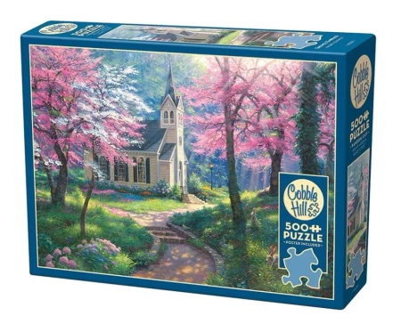 Puzzle 500 Kościółek w lesie 113142 - Cobble Hill