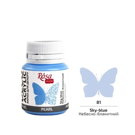 Farba akrylowa perłowa sky-blue 81 20ml - Rosa