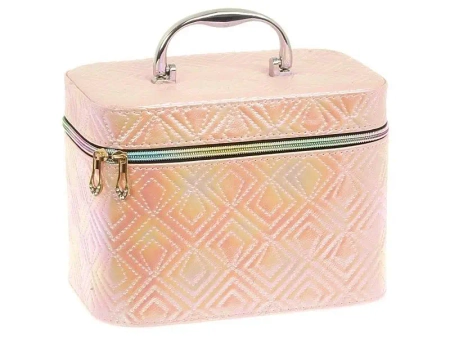 Kuferek L z lusterkiem na zamek 24x16x15cm - ADAR