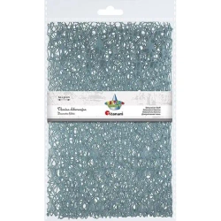 Tkanina dekoracyjna niebieska dymna 60x50cm - Titanum