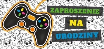 Zaproszenie Urodziny - Pad (5szt) - Henry