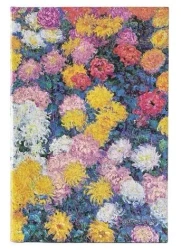 Notatnik czysty Monet's Chrysanthemums midi - Paperblanks