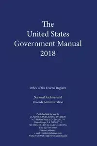 United States Government Manual 2018 - Executive Office of the President