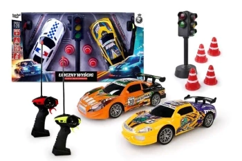 Zestaw auto pościg policyjny R/C 2szt mix - Artyk